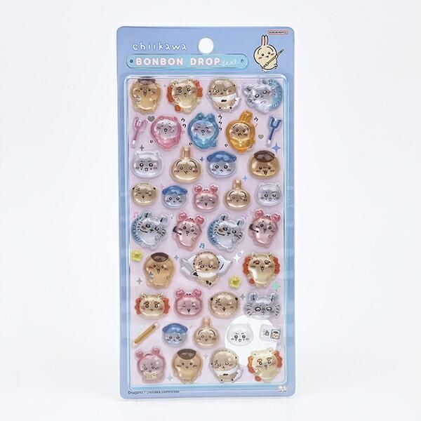 ちいかわ (みんなポーズ) ボンボンドロップシール 文具