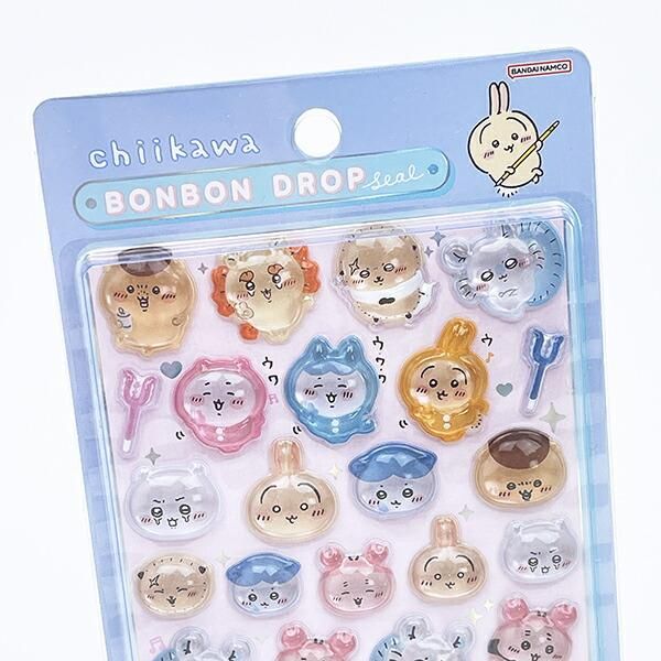 ちいかわ (みんなポーズ) ボンボンドロップシール 文具