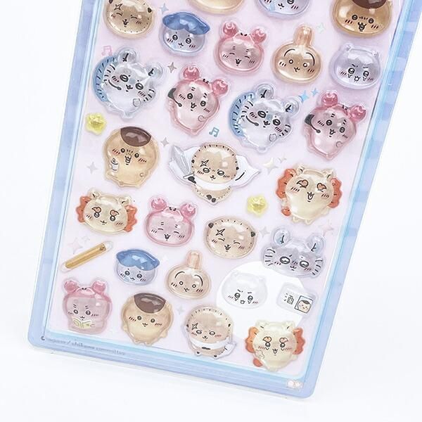 ちいかわ (みんなポーズ) ボンボンドロップシール 文具