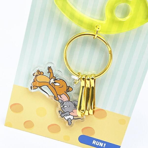 トムとジェリー ラン！ アクリルカラビナチャーム キーホルダー