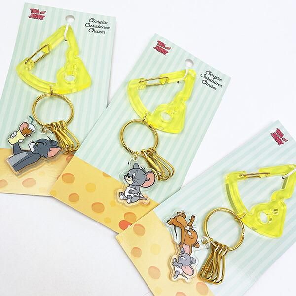 トムとジェリー ラン！ アクリルカラビナチャーム キーホルダー