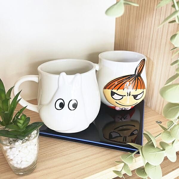 ムーミン リトルミイ ダイカットフェイスマグカップ コップ MOOMIN