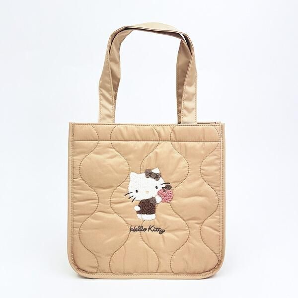 サンリオ ハローキティ ミニトートバッグ ナチュラルキルティング Sanrio