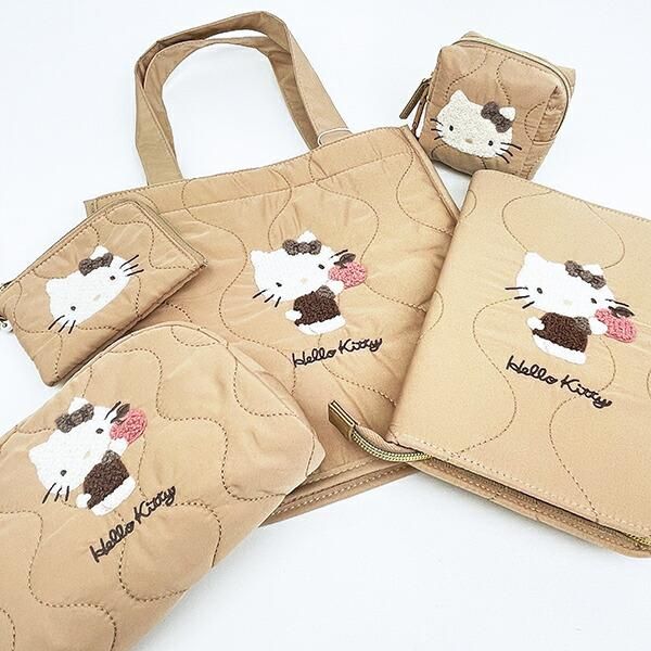 サンリオ ハローキティ ミニトートバッグ ナチュラルキルティング Sanrio