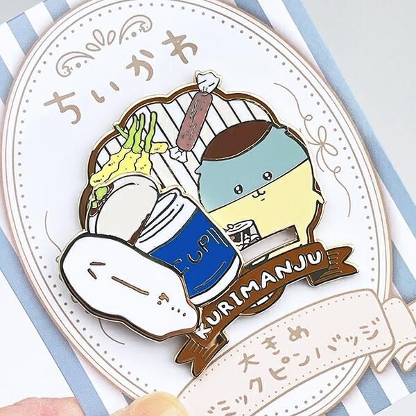 ちいかわのピンバッジ