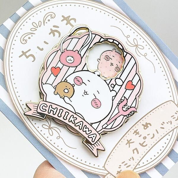 ちいかわのピンバッジ