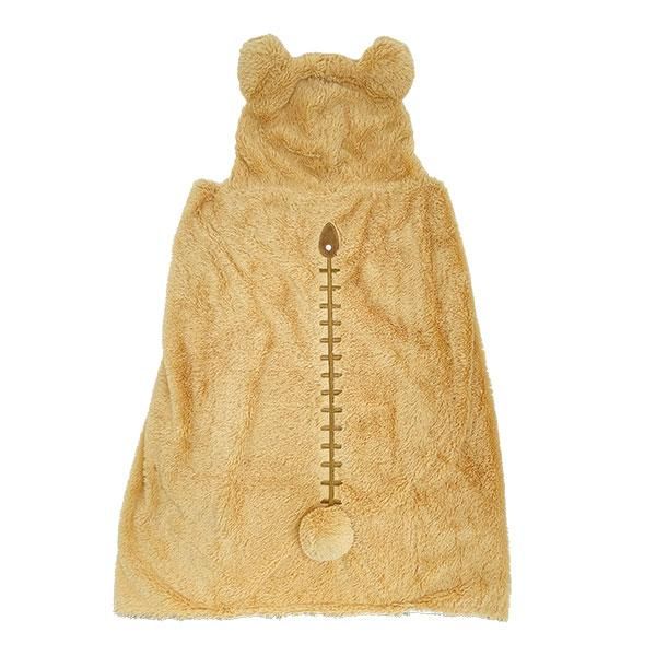 リラックマ フード付きブランケット なりきりもこもこリラックマ ひざ掛け