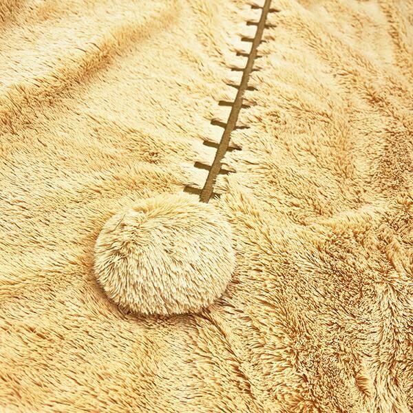 リラックマ フード付きブランケット なりきりもこもこリラックマ ひざ掛け