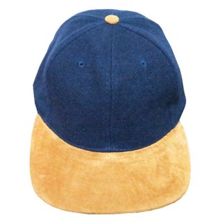 <img class='new_mark_img1' src='https://img.shop-pro.jp/img/new/icons47.gif' style='border:none;display:inline;margin:0px;padding:0px;width:auto;' />Wool  Suede Cap - Navy - Deadstock
