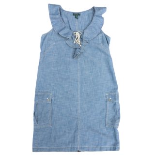 <img class='new_mark_img1' src='https://img.shop-pro.jp/img/new/icons5.gif' style='border:none;display:inline;margin:0px;padding:0px;width:auto;' />LRL Chambray Onepiece - Blue - Vintage