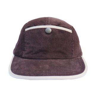<img class='new_mark_img1' src='https://img.shop-pro.jp/img/new/icons47.gif' style='border:none;display:inline;margin:0px;padding:0px;width:auto;' />Unknown Corduroy Long Bill Cap - Darkbrown/Beige - DeadStock