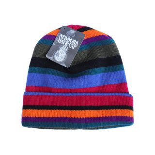 <img class='new_mark_img1' src='https://img.shop-pro.jp/img/new/icons47.gif' style='border:none;display:inline;margin:0px;padding:0px;width:auto;' />New York Hat Border Knit Cap - Mulch - DeadStock
