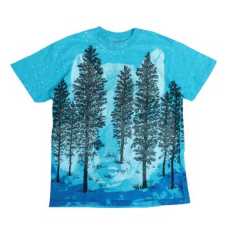 <img class='new_mark_img1' src='https://img.shop-pro.jp/img/new/icons5.gif' style='border:none;display:inline;margin:0px;padding:0px;width:auto;' />Wolf Tee - Turquoise Blue - Vintage