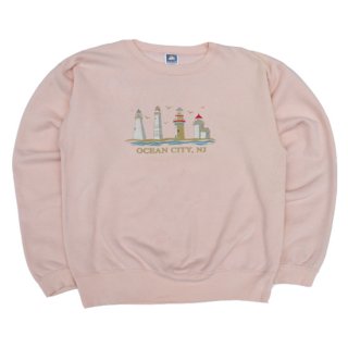 <img class='new_mark_img1' src='https://img.shop-pro.jp/img/new/icons5.gif' style='border:none;display:inline;margin:0px;padding:0px;width:auto;' />Cotton Deluxe Crew Sweat - Light Orange - Vintage