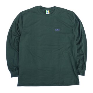 <img class='new_mark_img1' src='https://img.shop-pro.jp/img/new/icons5.gif' style='border:none;display:inline;margin:0px;padding:0px;width:auto;' />Bedlam Ashram Logo L/S Tee - Forest Green/Purple - Domestic