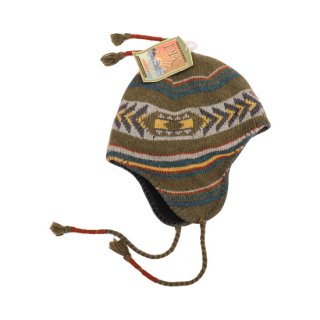 <img class='new_mark_img1' src='https://img.shop-pro.jp/img/new/icons47.gif' style='border:none;display:inline;margin:0px;padding:0px;width:auto;' />DPC Earflap Knit - Olive - Deadstock