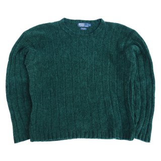 <img class='new_mark_img1' src='https://img.shop-pro.jp/img/new/icons47.gif' style='border:none;display:inline;margin:0px;padding:0px;width:auto;' />Polo Ralph Lauren Cotton Rayon Linen Knit - Green - Vintage