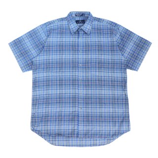 <img class='new_mark_img1' src='https://img.shop-pro.jp/img/new/icons47.gif' style='border:none;display:inline;margin:0px;padding:0px;width:auto;' />Enro S/S Cotton Polyester Shirt - Navy/Blue - Vintage