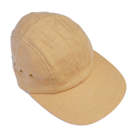 Lake Of The Isles Linen Cap - Yellow - DeadStock