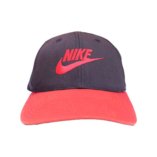 Nike Swoosh Cap - Black/Red- Vintage