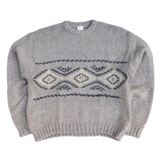 <img class='new_mark_img1' src='https://img.shop-pro.jp/img/new/icons47.gif' style='border:none;display:inline;margin:0px;padding:0px;width:auto;' />Columbia Wool Knit - Gray - Vintage