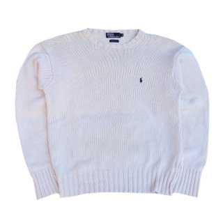 <img class='new_mark_img1' src='https://img.shop-pro.jp/img/new/icons47.gif' style='border:none;display:inline;margin:0px;padding:0px;width:auto;' />Polo Ralph Lauren Cotton Knit - Natural - Vintage