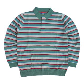 <img class='new_mark_img1' src='https://img.shop-pro.jp/img/new/icons5.gif' style='border:none;display:inline;margin:0px;padding:0px;width:auto;' />Bedlam Ashram Knit Polo - Green - Domestic