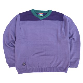 <img class='new_mark_img1' src='https://img.shop-pro.jp/img/new/icons5.gif' style='border:none;display:inline;margin:0px;padding:0px;width:auto;' />Bedlam Overtime V Neck Knit - Lavender - Domestic