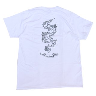 <img class='new_mark_img1' src='https://img.shop-pro.jp/img/new/icons5.gif' style='border:none;display:inline;margin:0px;padding:0px;width:auto;' />Modest Modesnake S/S Pocket Tee - White - Domestic
