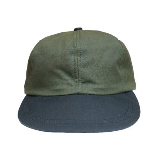 <img class='new_mark_img1' src='https://img.shop-pro.jp/img/new/icons47.gif' style='border:none;display:inline;margin:0px;padding:0px;width:auto;' />The Australian Outback Oiled Cotton Cap - Olive/Black - Vintage