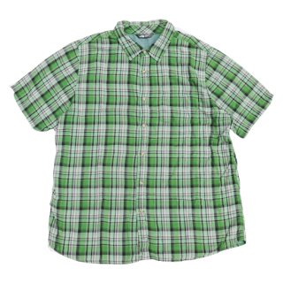 <img class='new_mark_img1' src='https://img.shop-pro.jp/img/new/icons5.gif' style='border:none;display:inline;margin:0px;padding:0px;width:auto;' />The North Face S/S Plaid Shirt - Green - Vintage