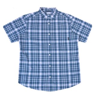 <img class='new_mark_img1' src='https://img.shop-pro.jp/img/new/icons5.gif' style='border:none;display:inline;margin:0px;padding:0px;width:auto;' />Columbia S/S Plaid Shirt - Navy - Vintage