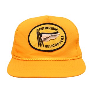 <img class='new_mark_img1' src='https://img.shop-pro.jp/img/new/icons47.gif' style='border:none;display:inline;margin:0px;padding:0px;width:auto;' />Petroleum Helicopters  Cap - Yellow - Vintage