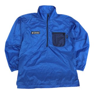 <img class='new_mark_img1' src='https://img.shop-pro.jp/img/new/icons5.gif' style='border:none;display:inline;margin:0px;padding:0px;width:auto;' />Columbia Packable Nylon Mesh Anorak - Blue/Black - Vintage