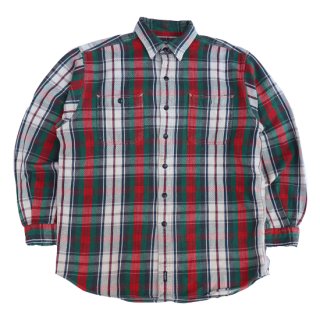 <img class='new_mark_img1' src='https://img.shop-pro.jp/img/new/icons5.gif' style='border:none;display:inline;margin:0px;padding:0px;width:auto;' />Polo Sport L/S Flanneln Shirt - Red/Green - Vintage