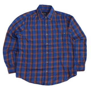 <img class='new_mark_img1' src='https://img.shop-pro.jp/img/new/icons47.gif' style='border:none;display:inline;margin:0px;padding:0px;width:auto;' />Marmot L/S Flanneln Shirt - Brown/Blue - Vintage
