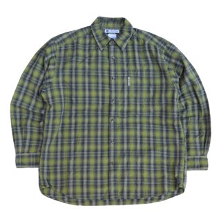 <img class='new_mark_img1' src='https://img.shop-pro.jp/img/new/icons47.gif' style='border:none;display:inline;margin:0px;padding:0px;width:auto;' />Columbia L/S Flanneln Shirt - Green/Gray - Vintage