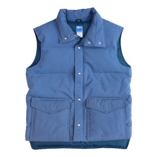 <img class='new_mark_img1' src='https://img.shop-pro.jp/img/new/icons5.gif' style='border:none;display:inline;margin:0px;padding:0px;width:auto;' />Frostline 65/35 Goose Down Vest - Sax Blue - Vintage