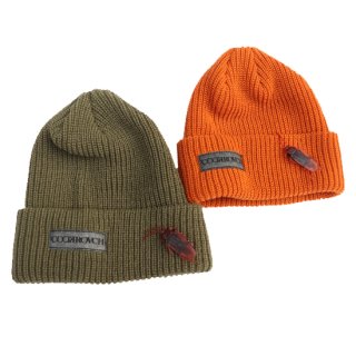 <img class='new_mark_img1' src='https://img.shop-pro.jp/img/new/icons5.gif' style='border:none;display:inline;margin:0px;padding:0px;width:auto;' />Cockroach GokiI Pin Beanie - Orange/Olive - Domestic