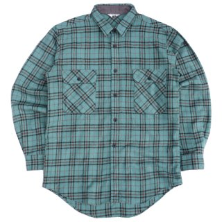 <img class='new_mark_img1' src='https://img.shop-pro.jp/img/new/icons5.gif' style='border:none;display:inline;margin:0px;padding:0px;width:auto;' />Mont-bell  L/S Flannel Shirt  - Turquoise - Vintage