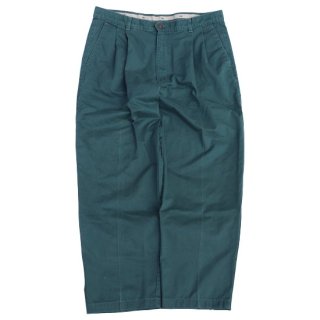 <img class='new_mark_img1' src='https://img.shop-pro.jp/img/new/icons5.gif' style='border:none;display:inline;margin:0px;padding:0px;width:auto;' />Dockers 2 Tuck Chino Pants - Green - Vintage
