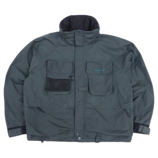 <img class='new_mark_img1' src='https://img.shop-pro.jp/img/new/icons47.gif' style='border:none;display:inline;margin:0px;padding:0px;width:auto;' />Mont-Bell Nylon Fishing Jacket - Green/Navy - Vintage