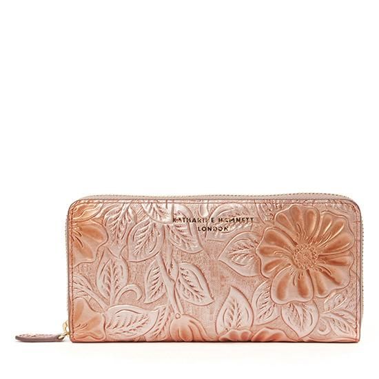 キャサリンハムネット ロンドン 長財布 バスケット キャサリン・ハムネット(KATHARINE HAMNETT) レディース長財布