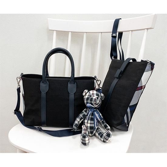 ✨美品✨　NEW YORKER ヌメ革　トートバッグ　チェック柄内装 NEWYORKERメンズオススメ④ビジカジにも◎大人顔のメンズトート