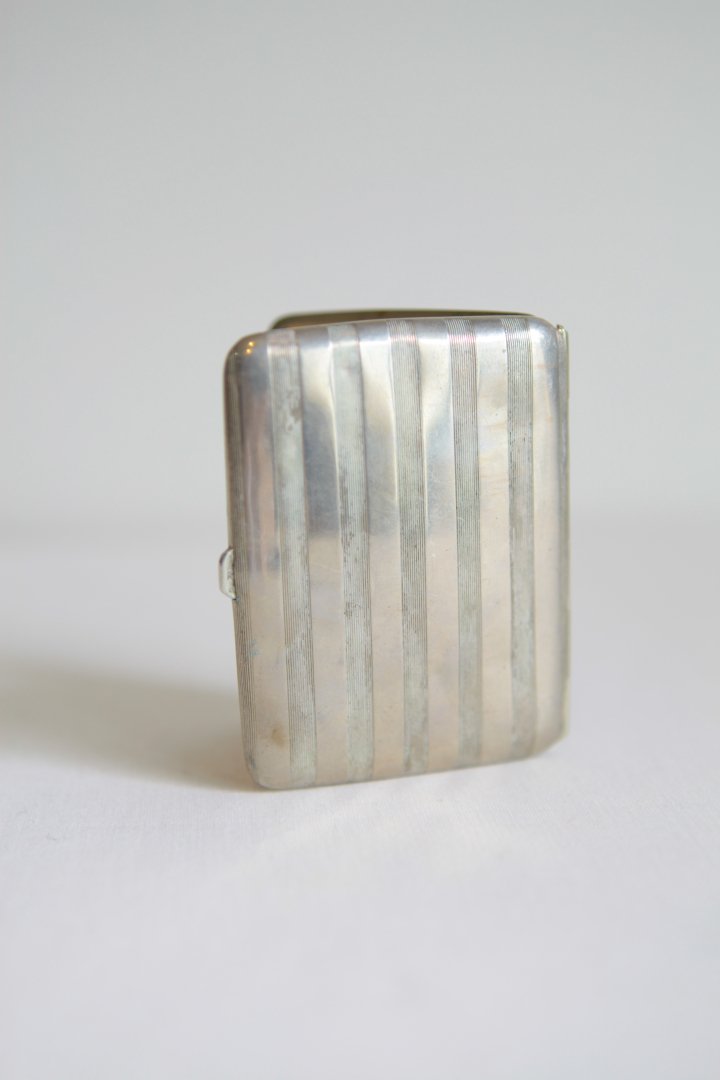 Silver cigarette case