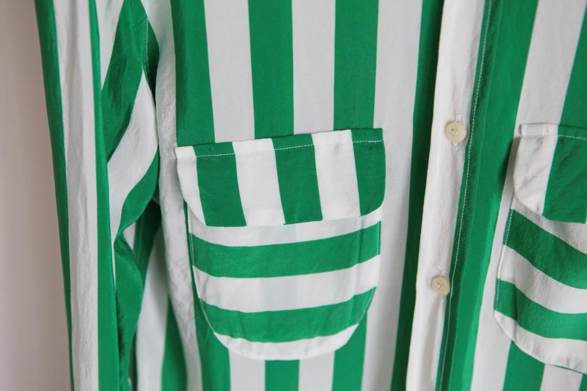 イタリア製 STELLA JEAN シャツ ステラジャン シャツ ITALY Stella Jean striped shirt - Nom Vintage