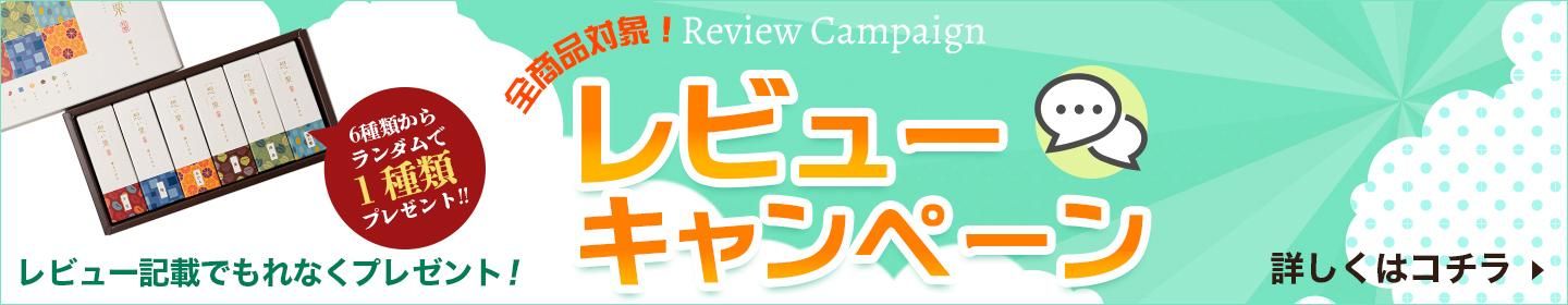 レビューキャンペーン開催中!