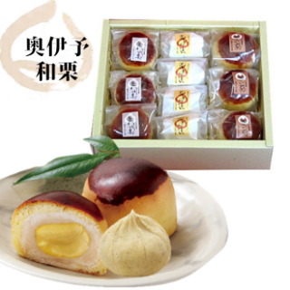 栗きんとん4個+想い栗3個+想われ栗3個【10個入りセット】 - 栗 栗きんとん4個+想い栗3個+想われ栗3個【10個入りセット】 - 栗