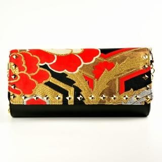  KIMONO Clutch (OBI&Leather