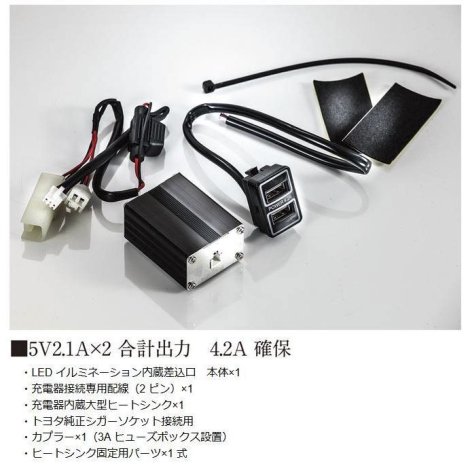 輝箱POWER USB 4.2 ツインソケット